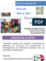 Diapositivas TP N°3 - Medios de Cultivo - Enfermeria 2023