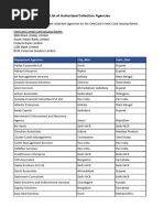 Repayment Agencies May 2023