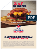 2X1 Comidas y Cenas L-J - AV EUROPA