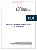 BENEFICIOS Y AYUDAS PARA LAS PERSONAS CON DISCAPACIDAD OADIS. Enero 2024 2