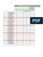 Attendance Sheet