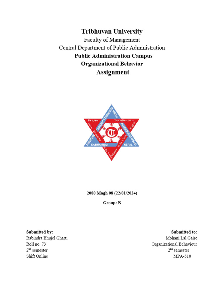 Understanding Organizational Behavior and Diversity | PDF ...