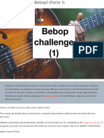 El Reto de La Escala Bebop - Escalas Bebop Mayores