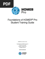 HOMER Pro Foundations Student Training Guide