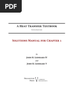 A Heat Transfer Textbook 5th Solution Manual - Lienhard