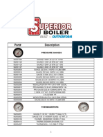 Parts Book For Boiler 3-9-21