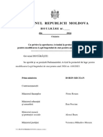 Avizul Guvernului La Proiectul Pentru Modificarea Legii Bugetului de Stat Pentru Anul 2024 Nr. 418/2023