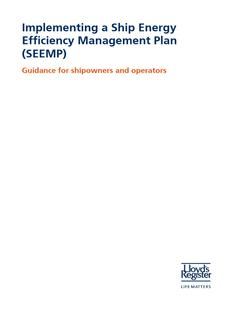 Ship Energy Efficiency Management Guide | PDF | Marine Propulsion ...