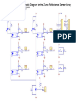 Zumo Reflectance Sensor Array Schematic Diagram