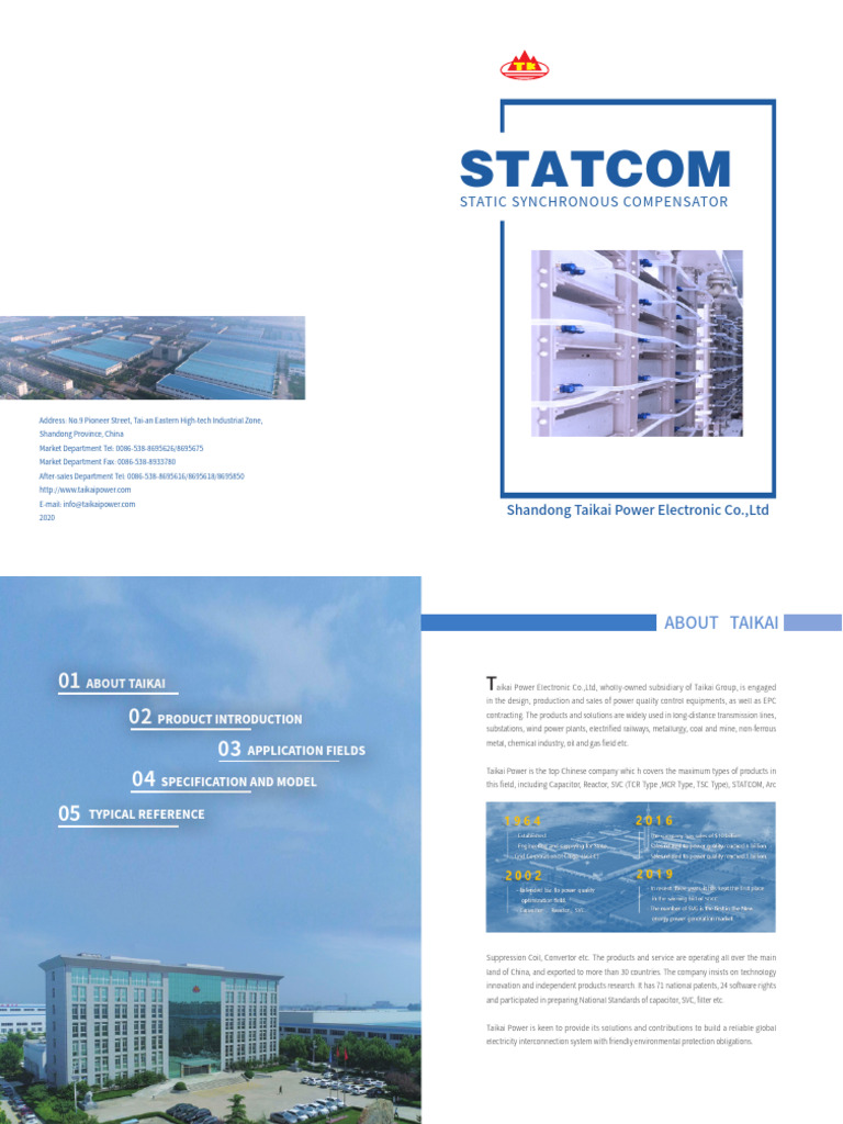 STATCOM Overview and Specifications | PDF | Electric Power Transmission ...