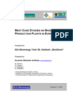 Best Case Studies On Biodiesel Production Plants in Europe