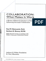 Collaboration - What Makes It Work