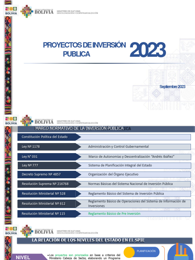 Regl. Basico de Preinversion 115 - Mcdyd - Agamdech | Descargar gratis ...