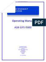 Nissan Cabstar Ascendant A18 13TJ Operator Manual