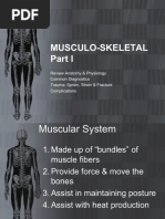Musculoskeletal System Notes | PDF | Social Science | Science & Mathematics