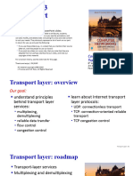 Transport Layer: Computer Networking: A Top-Down Approach