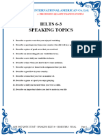 Ielts Speaking 6-3 Teacher Paper