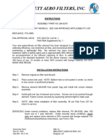 Bracket Filter Ba-6310 Installation Instructions - Mooney M20F