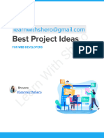 Web Developers Project Ideas