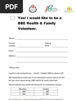 Download BBE Health  Family Volunteer Application Form by Bukit Batok East SN70759307 doc pdf