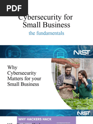 Nist Small Business Fundamentals July 2019