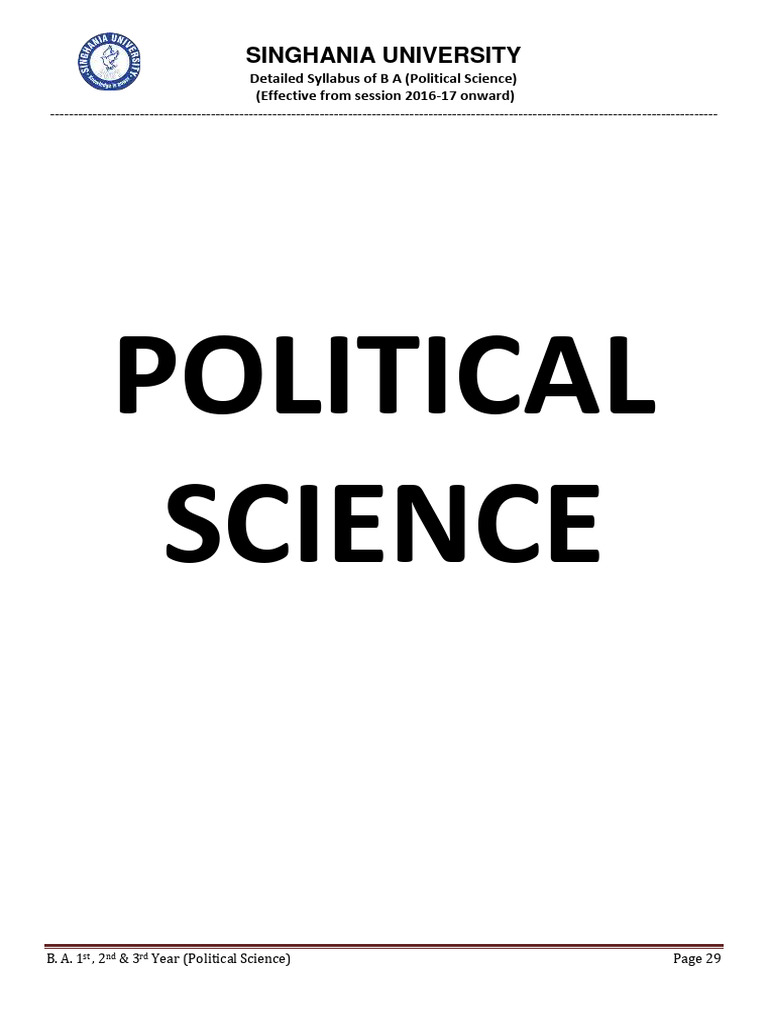 What Is State Meaning In Political Science