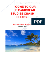 Caribbean Studies CRASH COURSE Pegus Tutoring