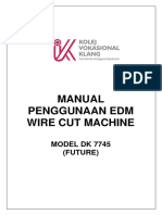 Modul Penggunaan Edm Wire Cut Machine