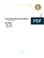 Chocolate Biscuit Pudding 