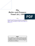 The Boiler and Pressure Vessel Act, 1999