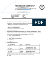 Soal Ujian Akhir Fiqih Semester Genap 2020-2021