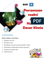 Kriesna Materi 6 Persamaan Reaksi Dan Hukum Dasar Kimia