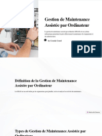 Gestion de Maintenance Assistee Par Ordinateur