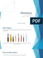 Trabalho de Óptica David Eletrônica (Fibra Óptica)