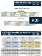 Fixture Liga Federal F-M - Etapa Clasif. - Santa Fe 2024