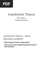 Investment Theory