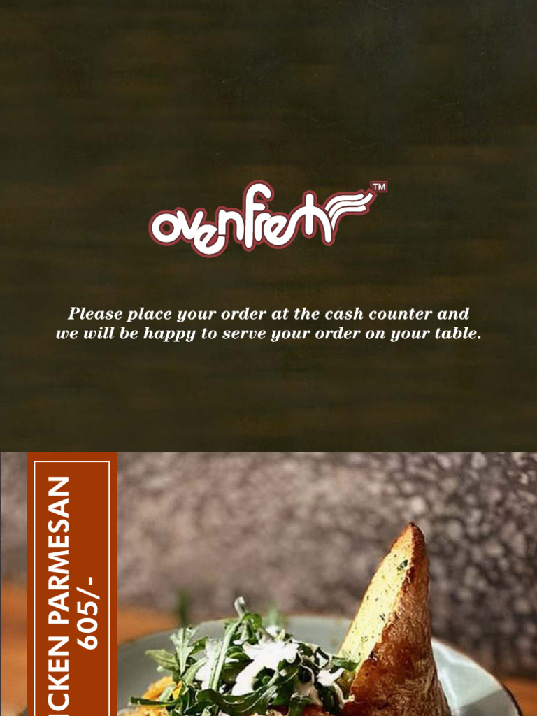 FOOD MENU Ovenfresh | PDF