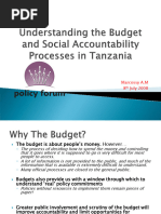 Understanding Budgeting Process in TZ