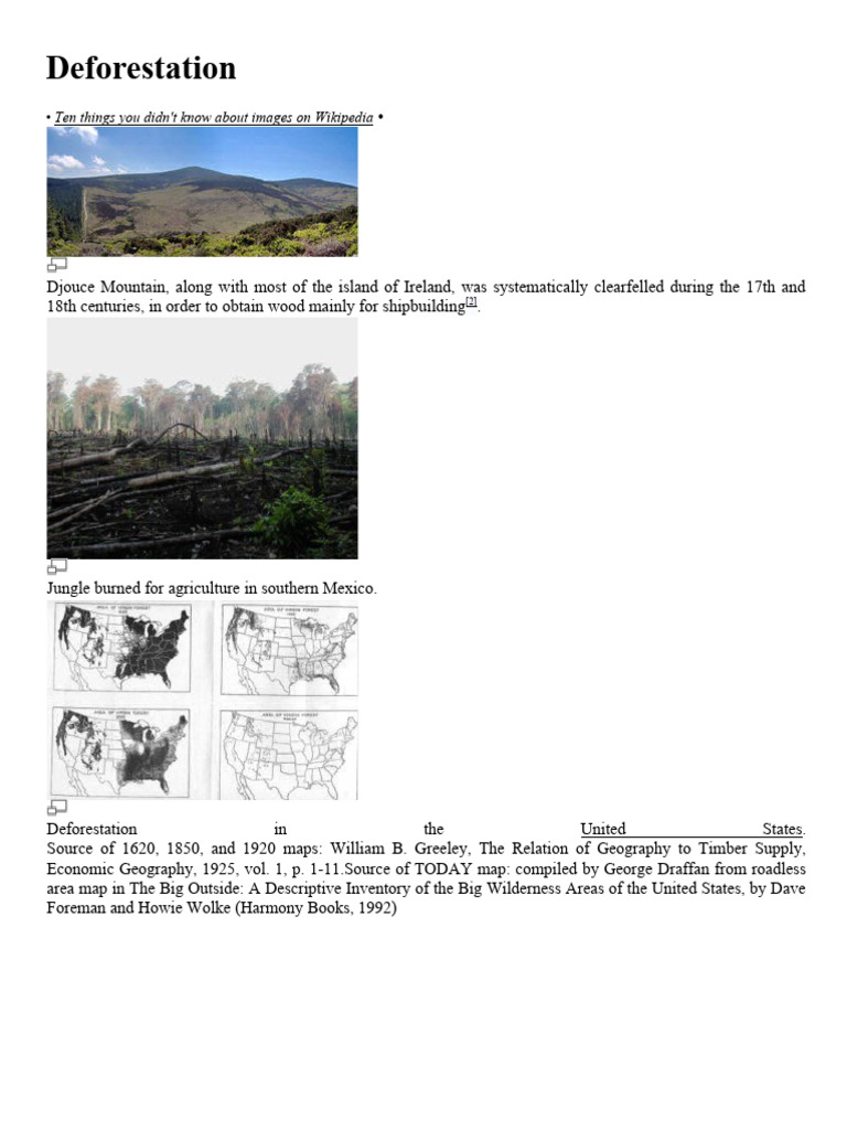 Deforestation Pdf Deforestation Forests