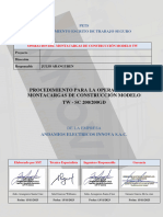 Procedimiento para Operar El Elevador SC200 Innova