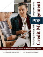 COURSE OUTLINE - Advanced Credit Adminstration - 2024