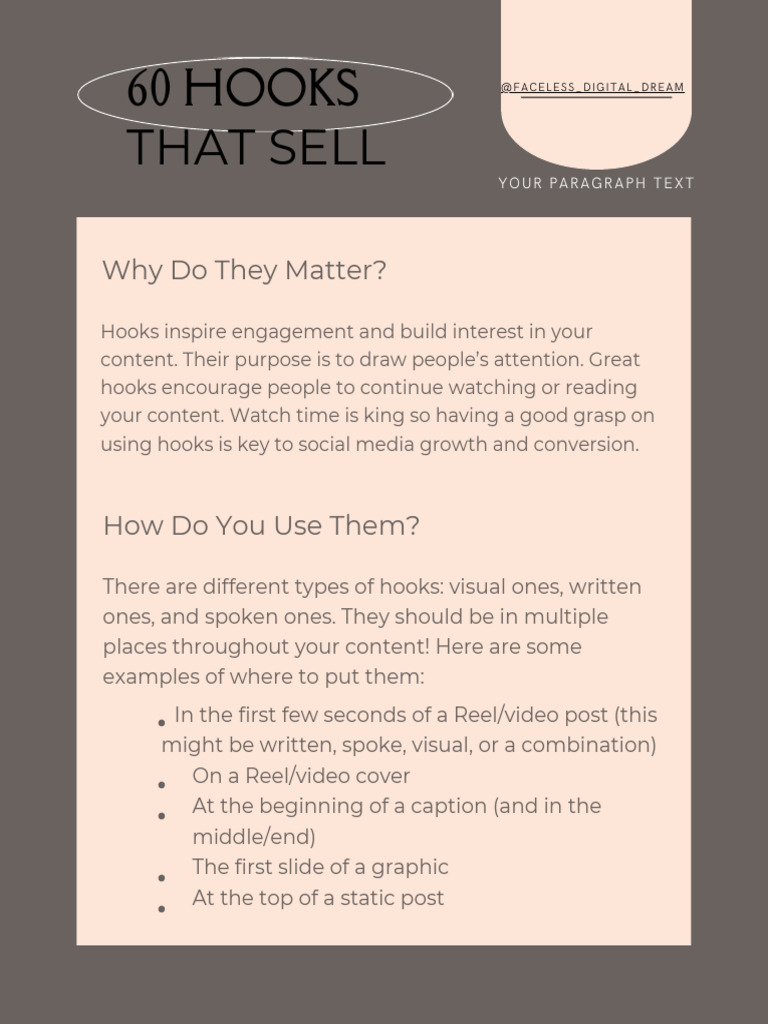 Viral Hooks List Pdf Pdf