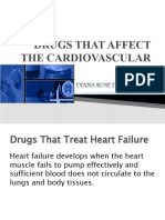Drugs That Affect The Cardiovascular: Diana Rose D. Emerenciana