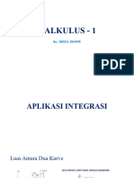 7 - Kalkulus - 1 - Aplikasi Integrasi