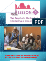 The Prophet S Method of Teaching A Generation