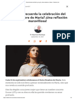 Dulce Nombre de María - Por Qué y Cómo Celebrar Su Fiesta - Catholic-Link