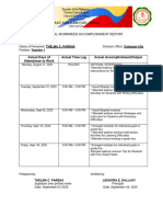 INDIVIDUAL WORKWEEK ACCOMPLISHMENT REPORT Week14