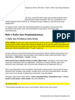 Ringkasan Materi IPA Kelas 7 Bab 5 - Kalor Dan Perpindahannya