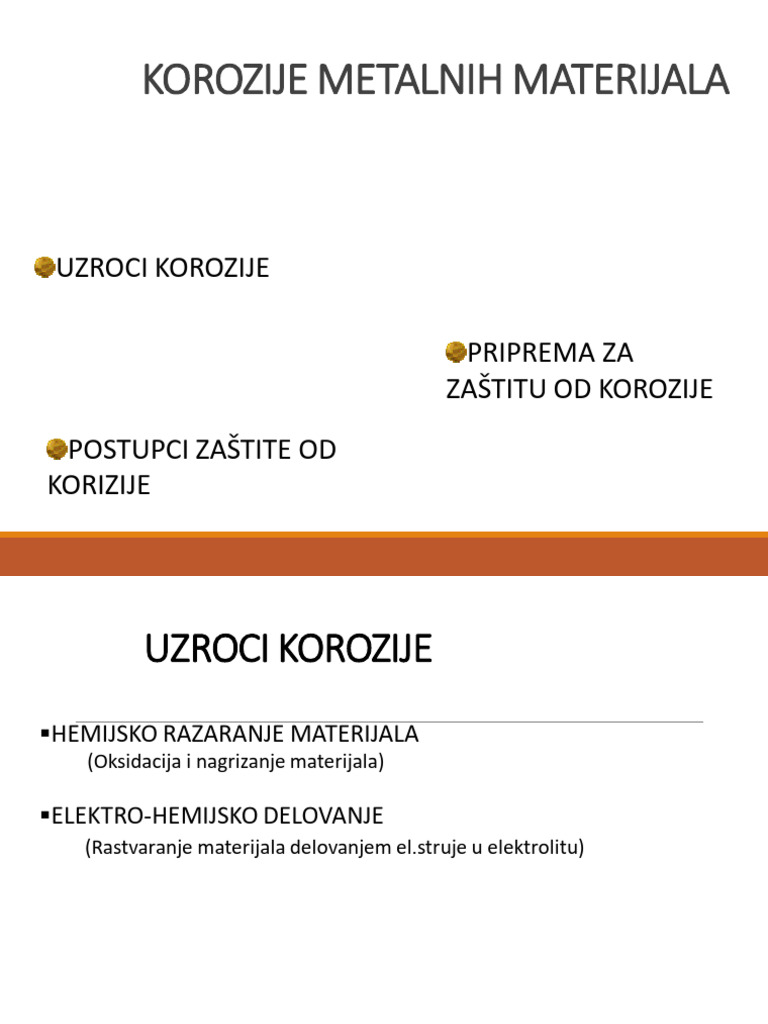 05 Korozija metalnih materijala i zastita materijala | PDF