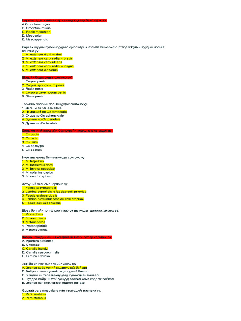 Anatomy | PDF